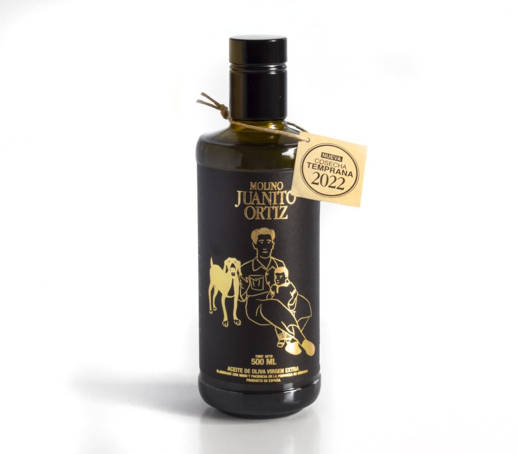 Botella 500 ml AOVE de nueva cosecha Molino Juanito Ortiz